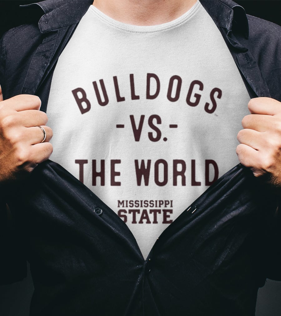Mississippi State Bulldogs Vs The World 2026 NCAA Season T-Shirt