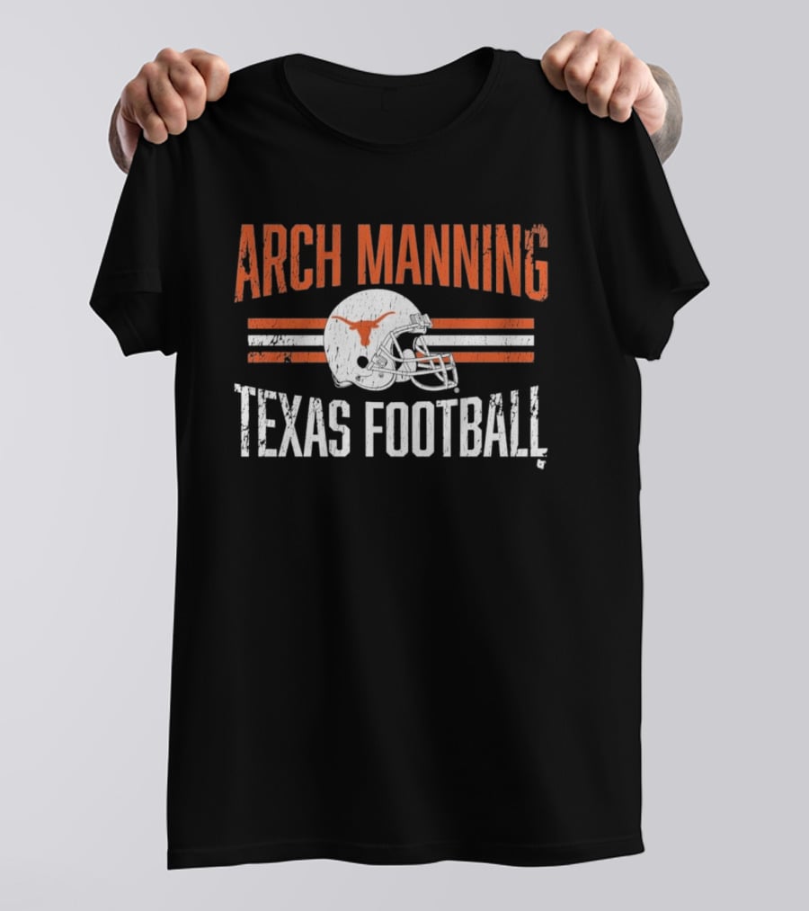 Texas Longhorns Arch Manning Football Helmet Hero T-Shirt
