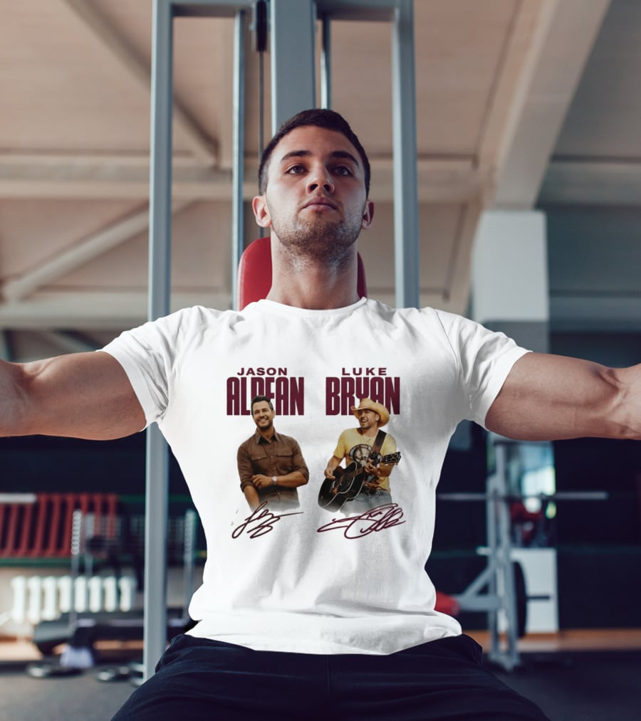 Montana Grizzlies Jason Aldean Luke Bryan Collaboration T-Shirt