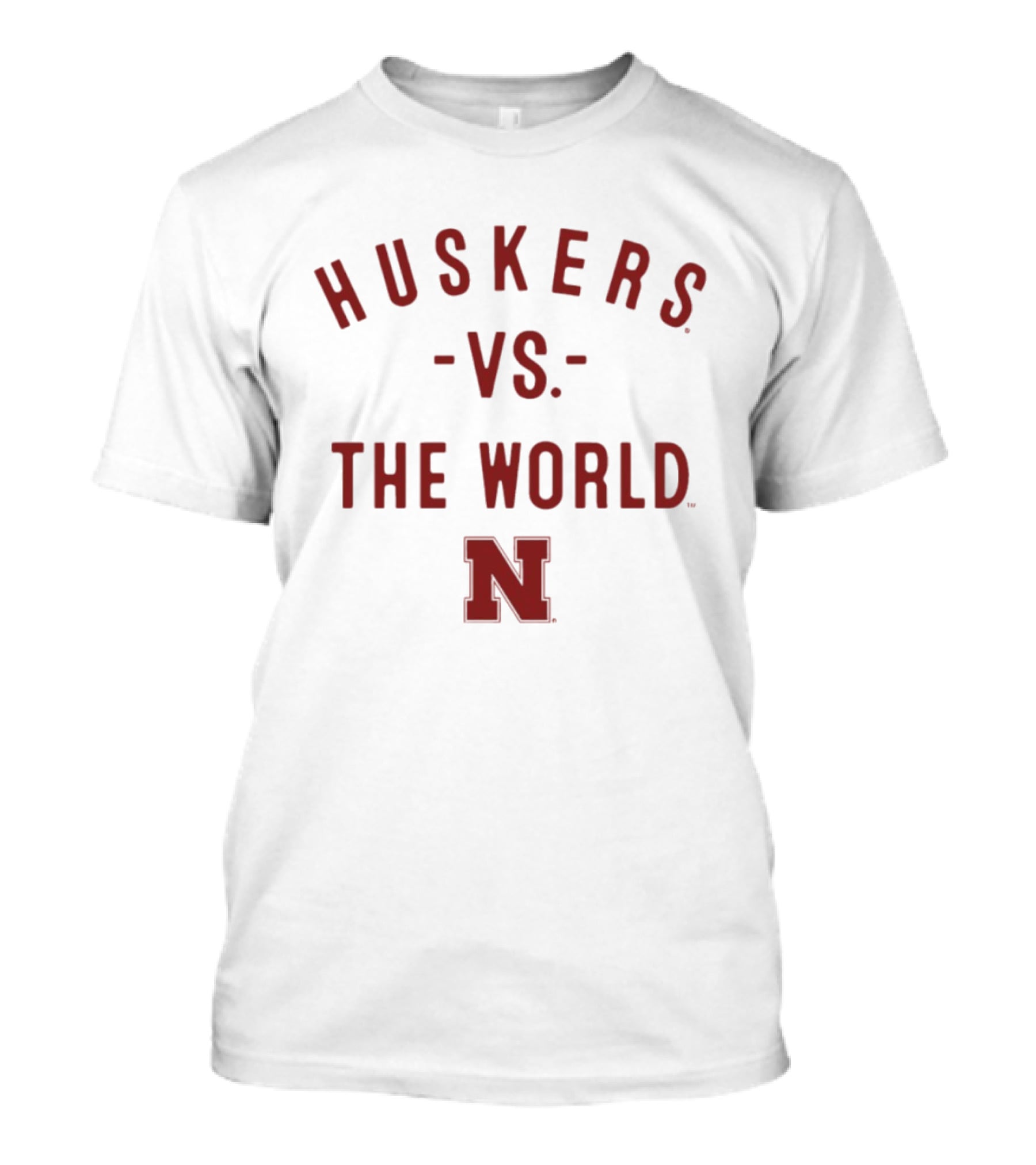 Huskers Vs The World Nebraska Cornhuskers NCAA 2026 Season T-Shirt
