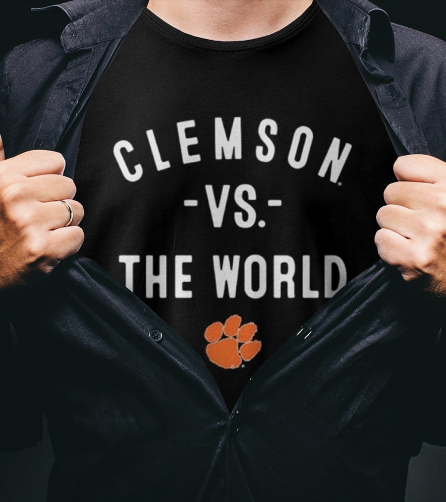 Clemson Vs The World Tigers NCAA 2026 Season T-Shirt