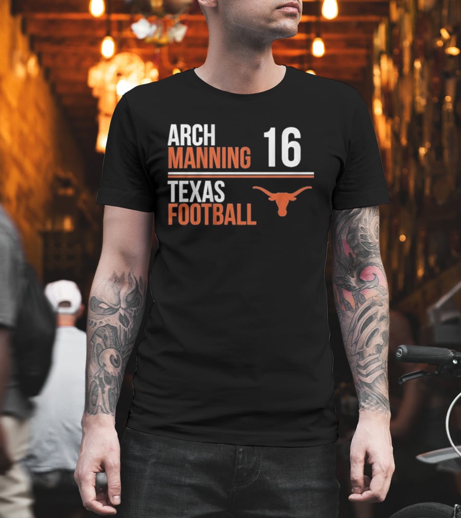 Arch Manning 16 Texas Longhorns Football T-Shirt