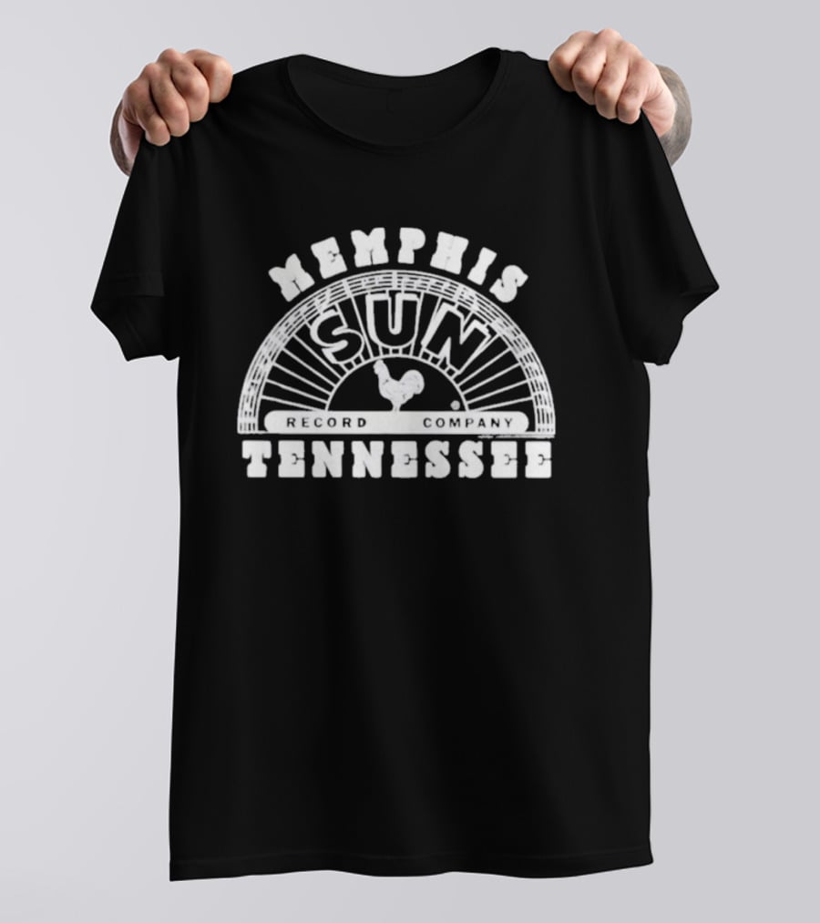 Memphis Sun Record Company Tennessee Rooster T-Shirt