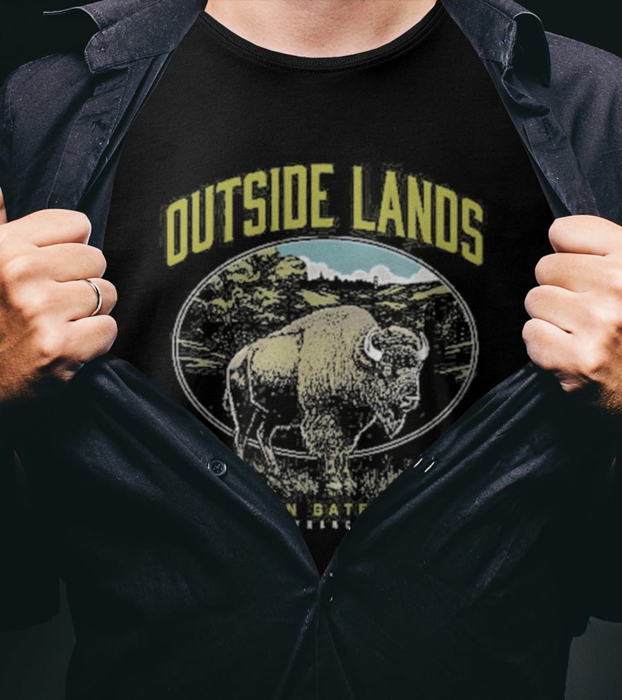 Outside Lands Golden Gate Park Bison San Francisco 2026 California T-Shirt
