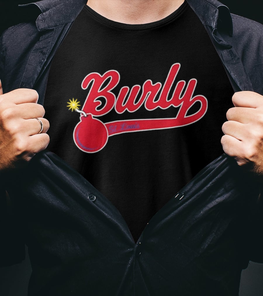 Alec Burleson Burly Bomb St Louis Cardinals MLB 2026 T-Shirt