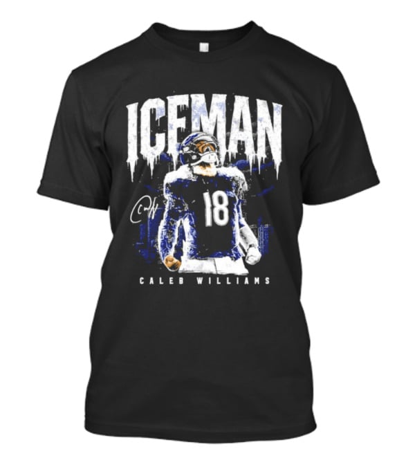 ICEMAN Caleb Williams 18 Chicago Bears T-Shirt