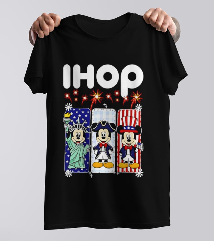 IHOP Mickey Mouse America 250th Anniversary Celebration T-Shirt