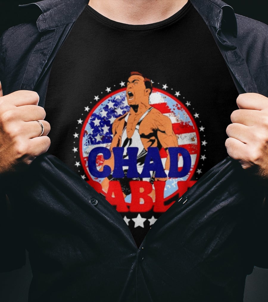 Chad Gable WWE Wrestling American Flag T-Shirt