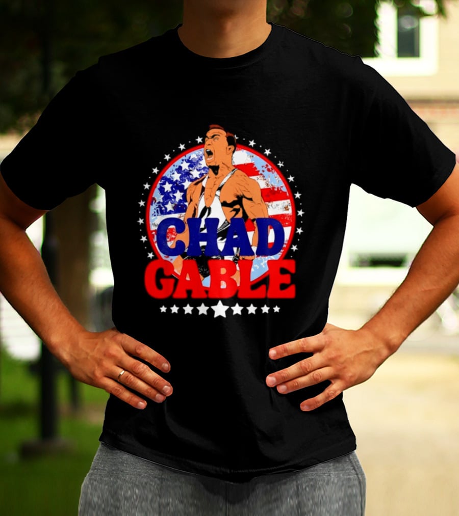 Chad Gable WWE Wrestling American Flag T-Shirt