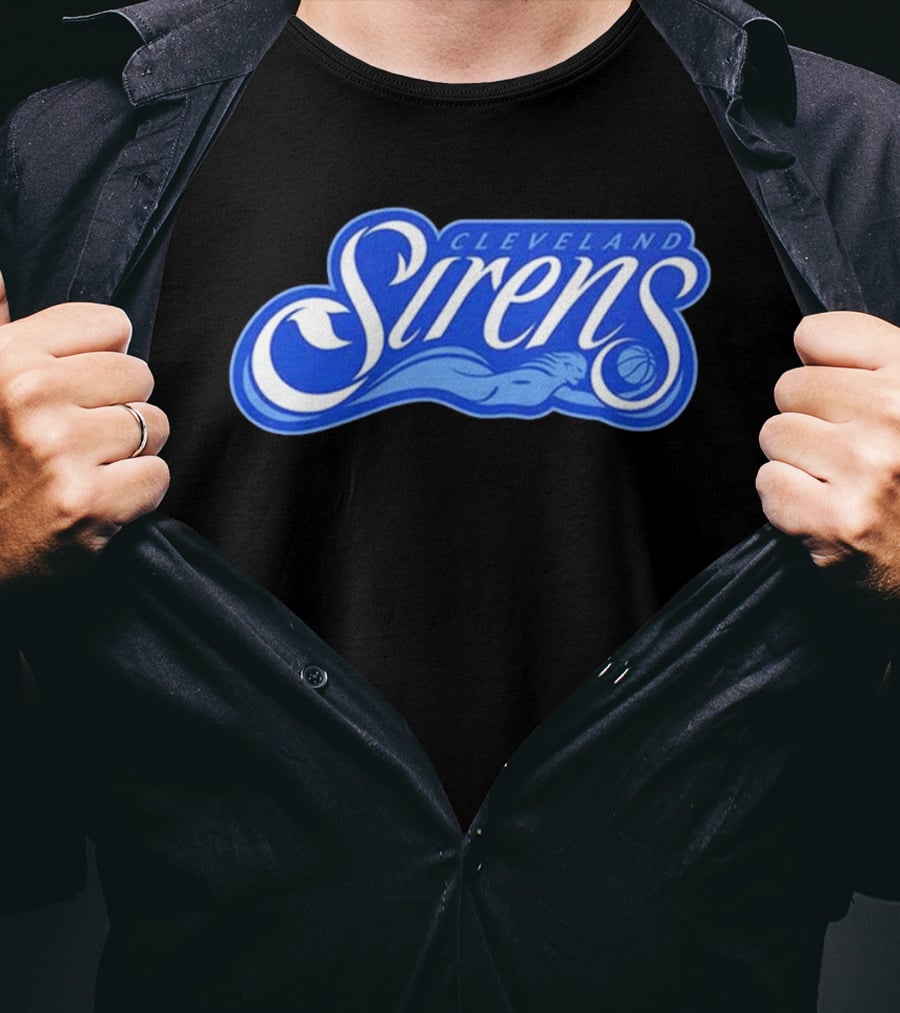 Cleveland Sirens WNBA Toddler Black Primary Logo Basketball T-Shirt