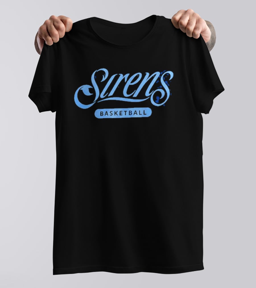 Cleveland Sirens WNBA Wild Collective Basketball Siren Blue Multi T-Shirt