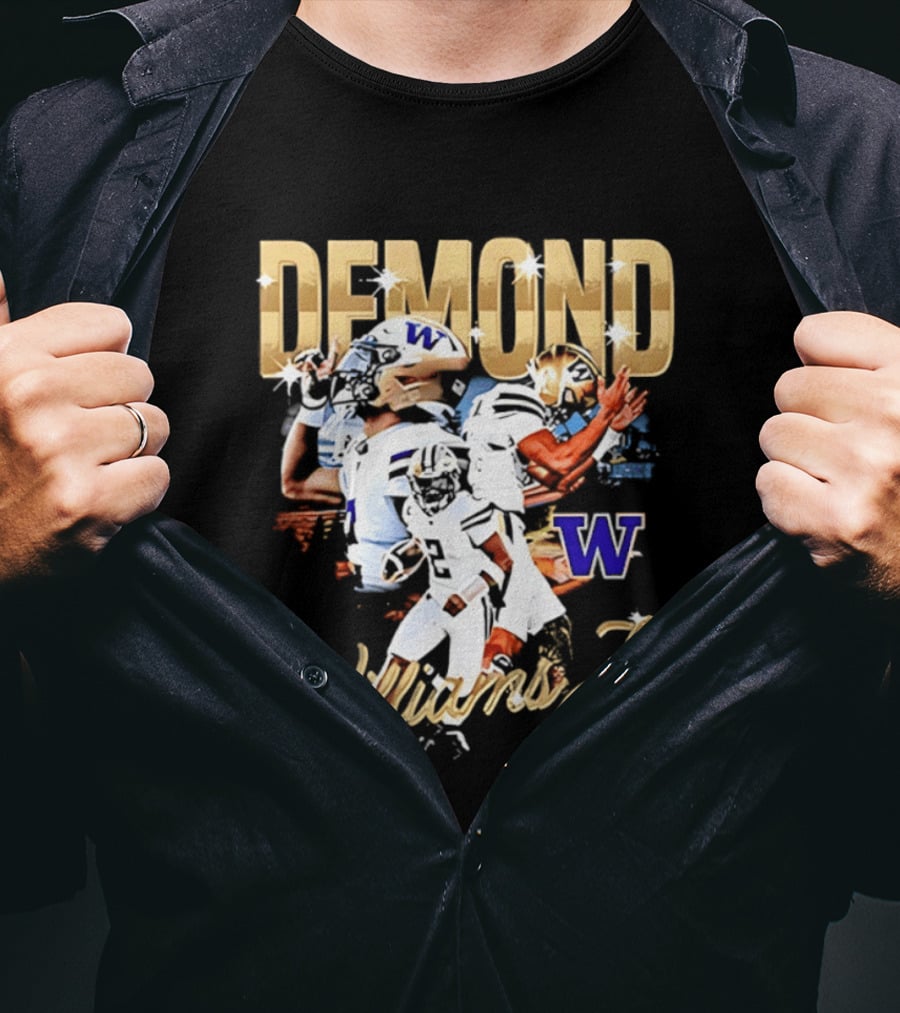 Demond Williams Jr. Washington Huskies Football 2026 Big Ten Media Days T-Shirt