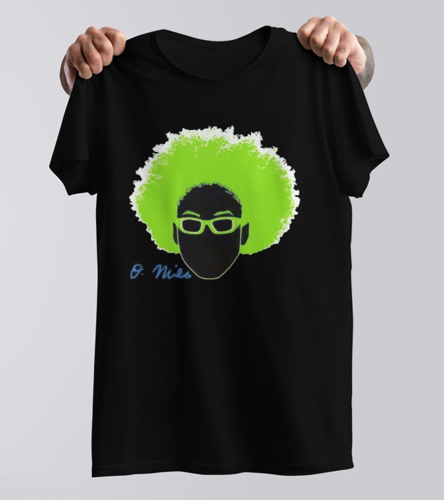 Olivia Miles Minnesota Lynx 2026 WNBA Green Afro And Glasses T-Shirt