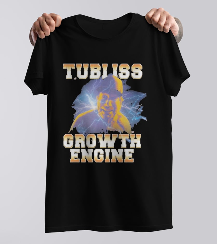 Tubi Iss Growth Engine Electric Blue Lightning T-Shirt