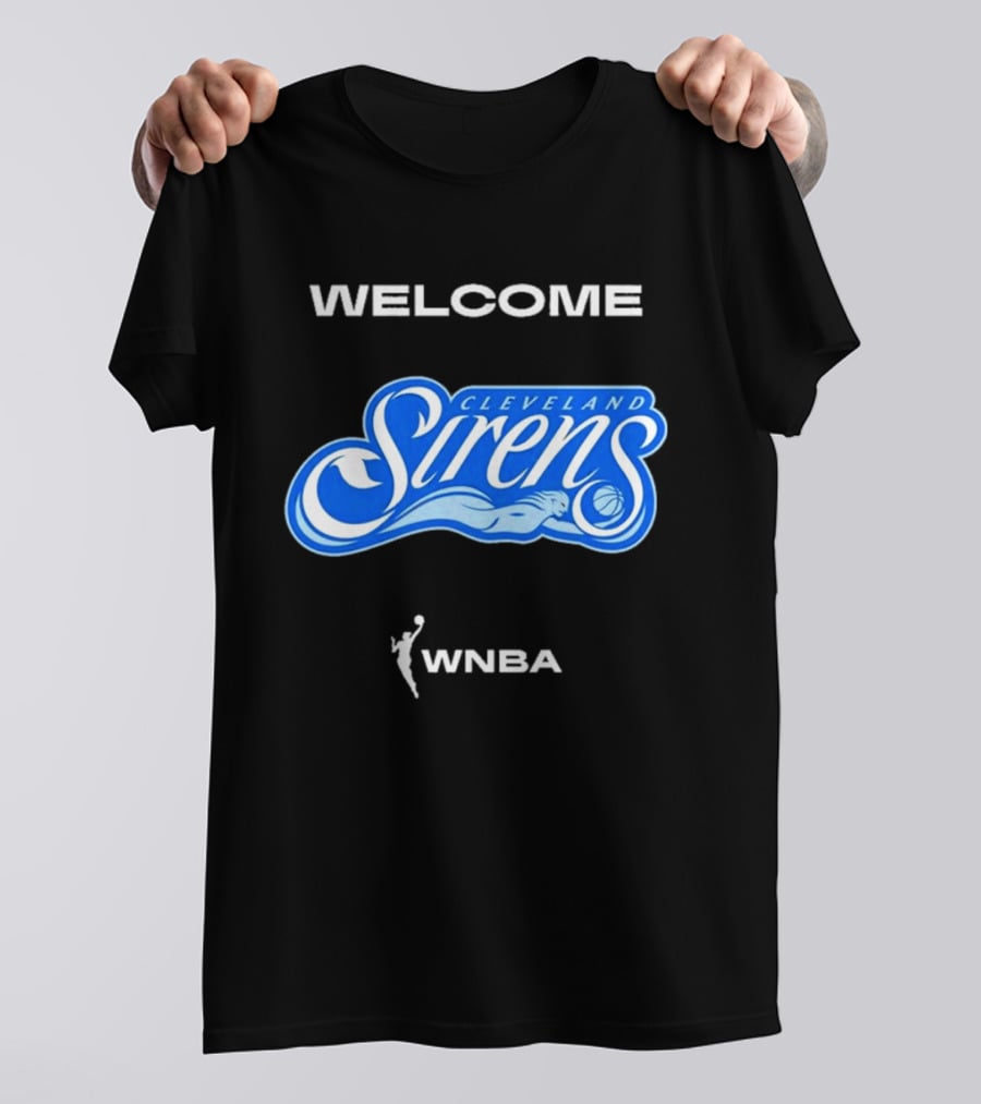 Welcome Cleveland Sirens WNBA 2026 Logo Debut T-Shirt