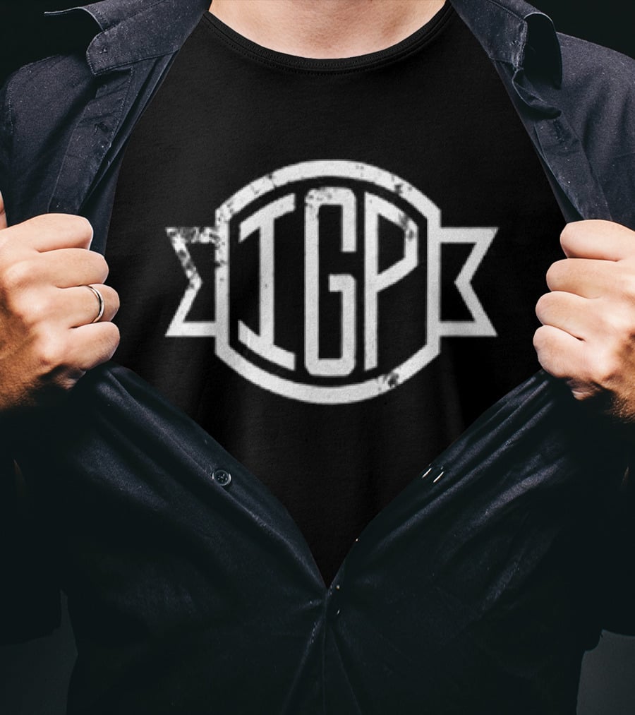Russell Crowe IGP Emblem Circle White T-Shirt