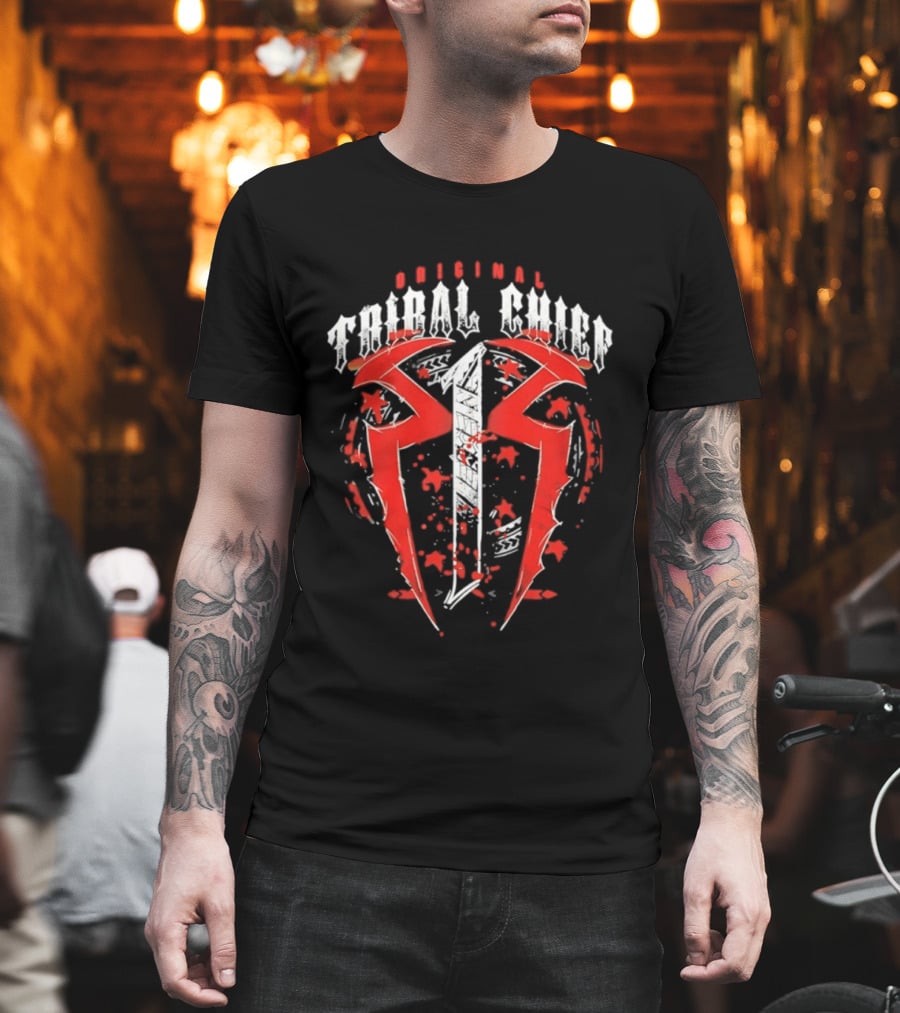 WWE Roman Reigns Original Tribal Chief Red T-Shirt