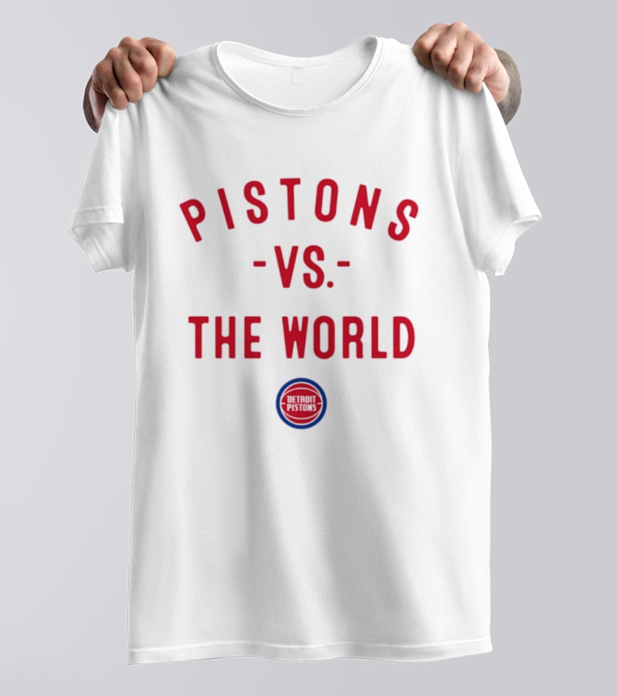 Detroit Pistons Vs The World NBA 2026 Nowbes T-Shirt