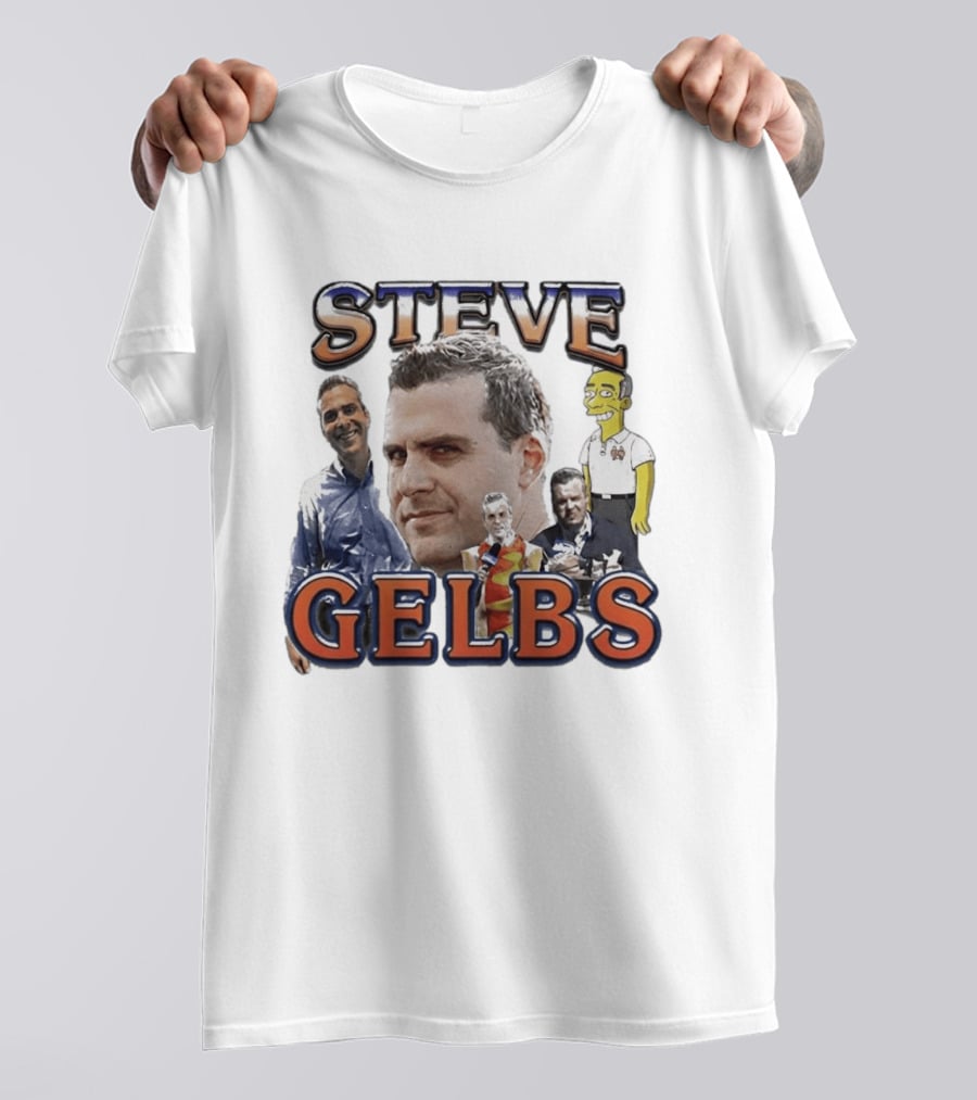 Steve Gelbs Simpsons Character Collage 2026 T-Shirt