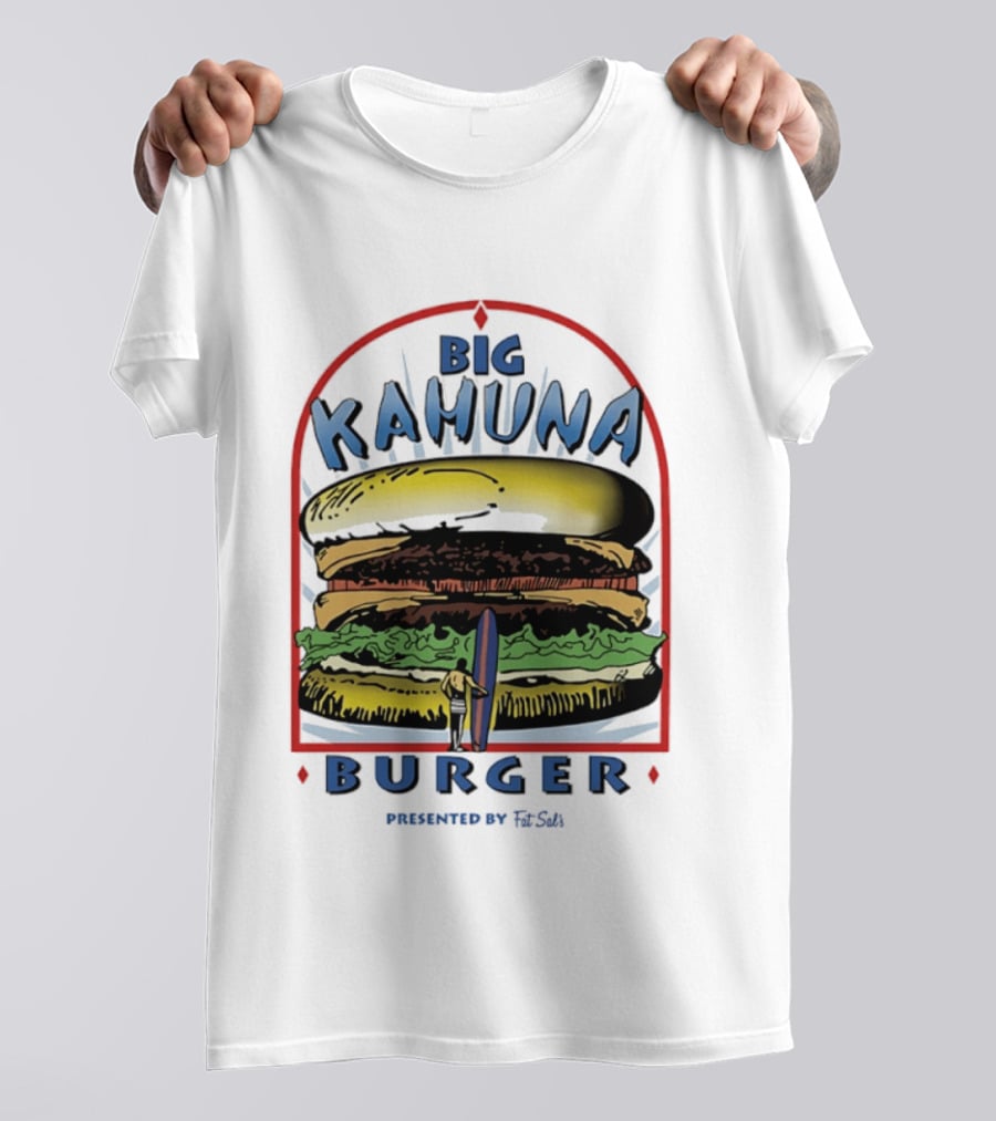 Big Kahuna Burger Fat Sal's Surfing Sandwich Arch T-Shirt