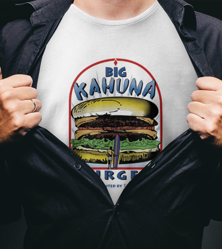 Big Kahuna Burger Fat Sal's Surfing Sandwich Arch T-Shirt