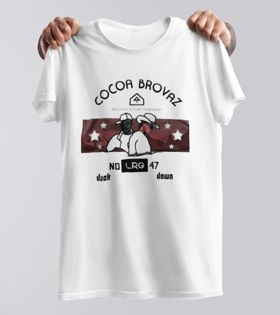 Cocoa Brovaz Duck Down LRG No 47 Urban Streetwear T-Shirt