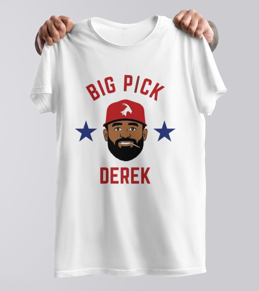 Big Pick Derek Philadelphia Phillies Baseball Stars T-Shirt