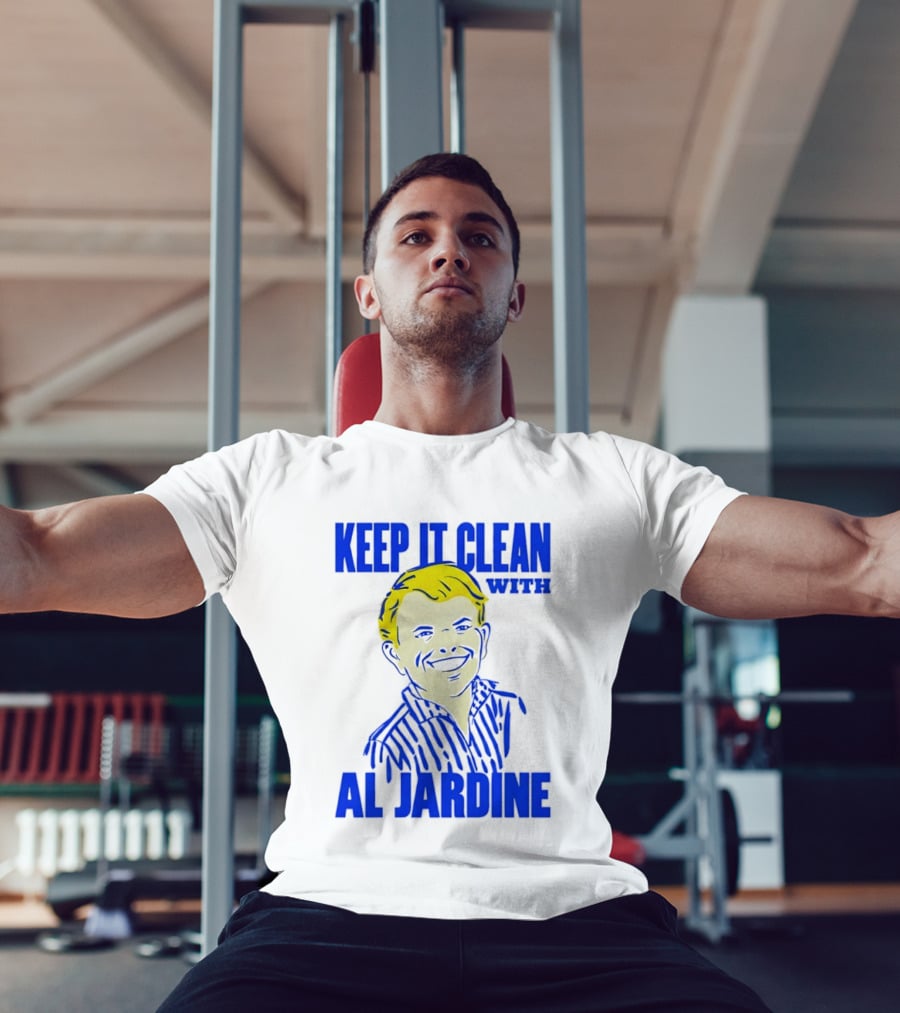 Keep It Clean With Al Jardine Blue Yellow T-Shirt