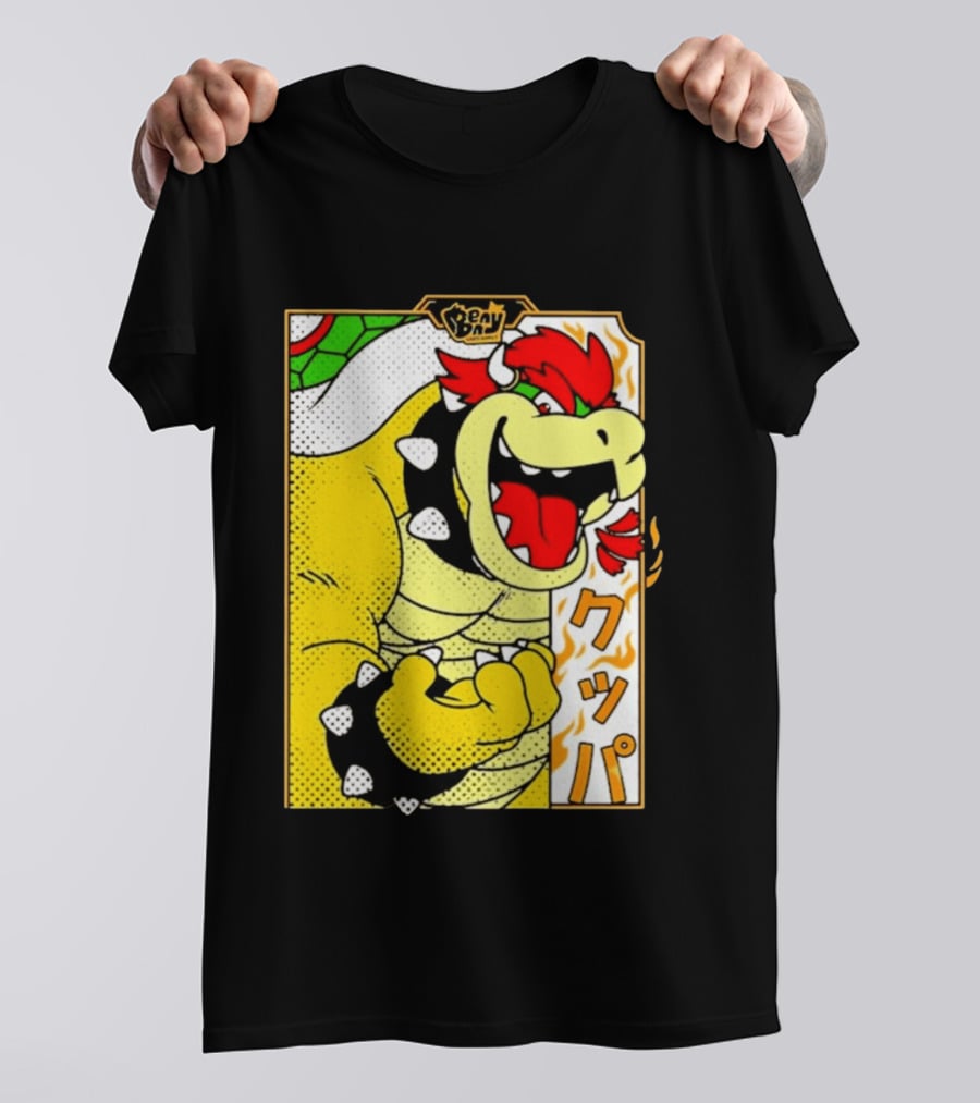 Bowser Japanese Pop Art Comic Style T-Shirt