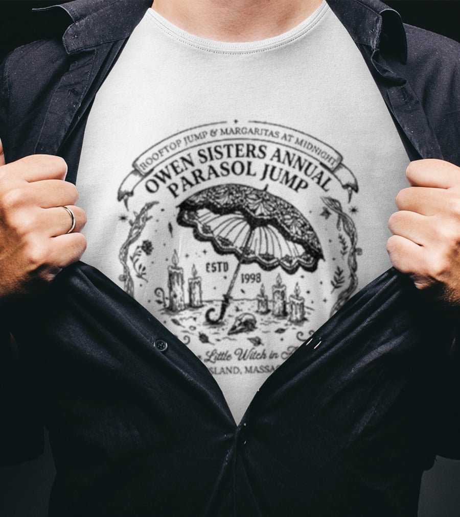 Owen Sisters Annual Parasol Jump New York City Central Park Event T-Shirt