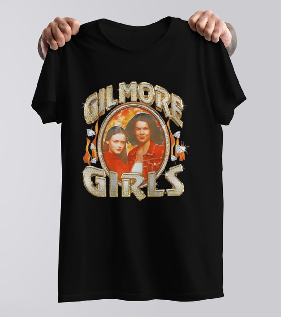 Gilmore Girls Flame Diamond 90s Bootleg T-Shirt