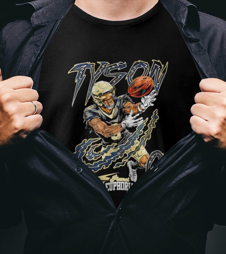 Tyson 0 Catching Football New Orleans Saints 2026 Season T-Shirt