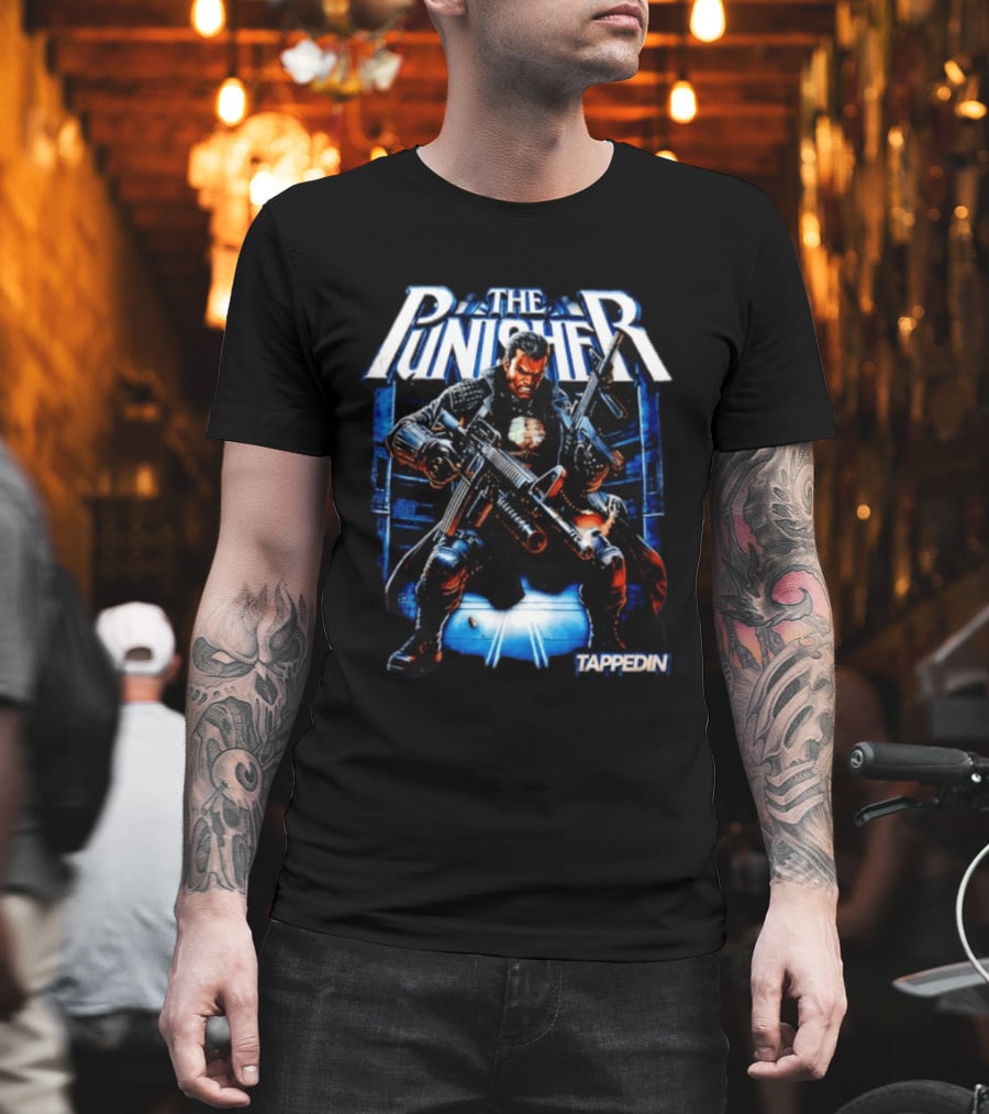 The Punisher Tappedin Marvel Frank Castle Iconic Comic T-Shirt