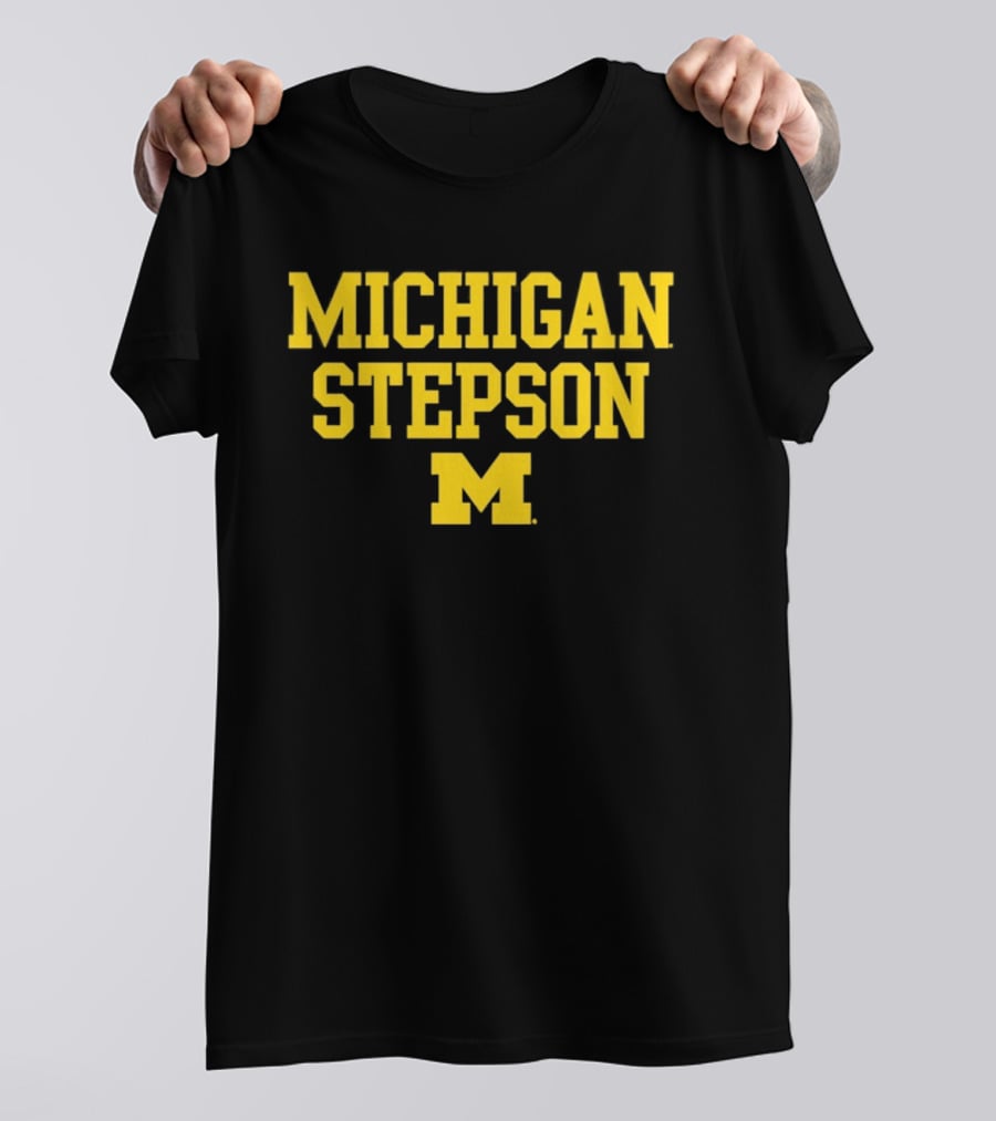 Michigan Wolverines Stepson M 2026 NCAA Team Support T-Shirt