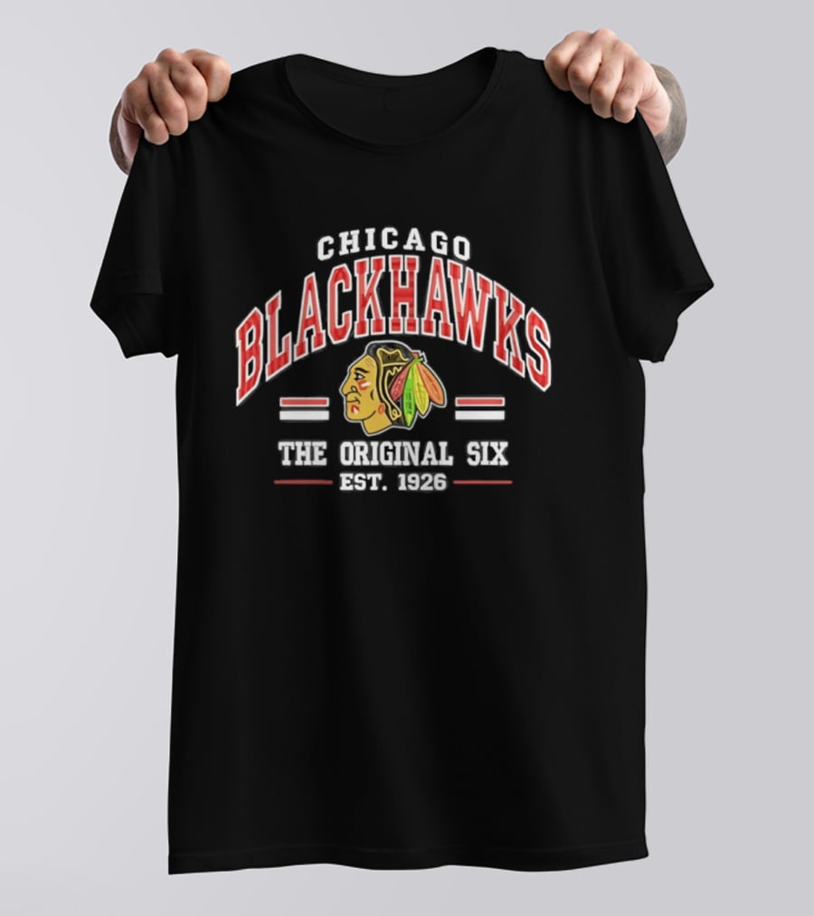 Chicago Blackhawks The Original Six Est 1926 T-Shirt