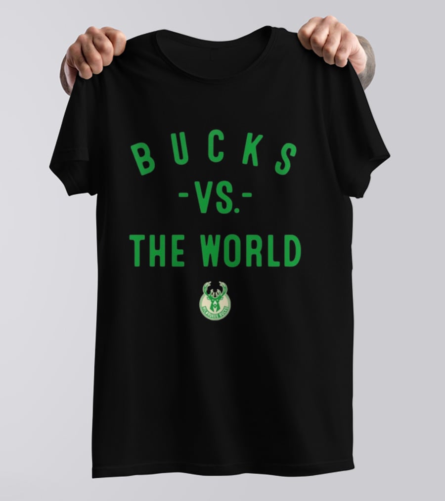 Milwaukee Bucks Vs The World NBA 2026 T-Shirt