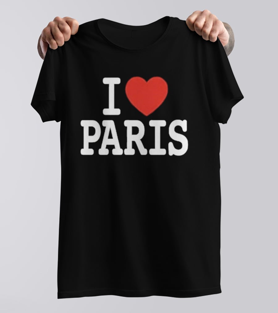 Stephon Castle I Love Paris Heart T-Shirt