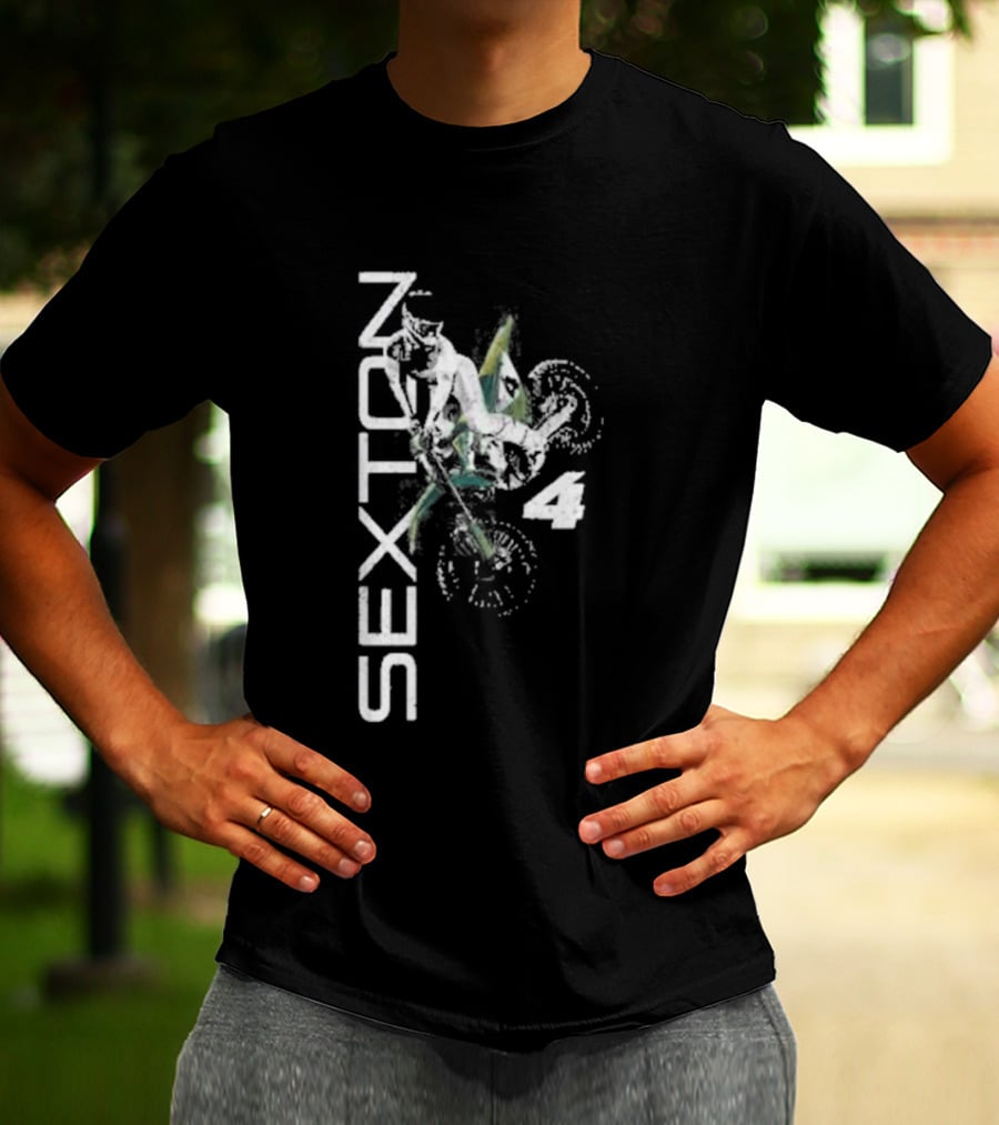 Kawasaki Chase Sexton Motocross Rider Racing T-Shirt