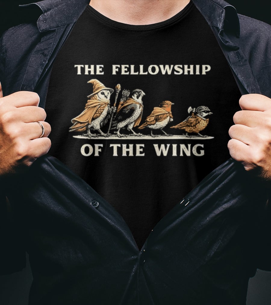 The Fellowship Of The Wing Lord Of The Rings Birds T-Shirt