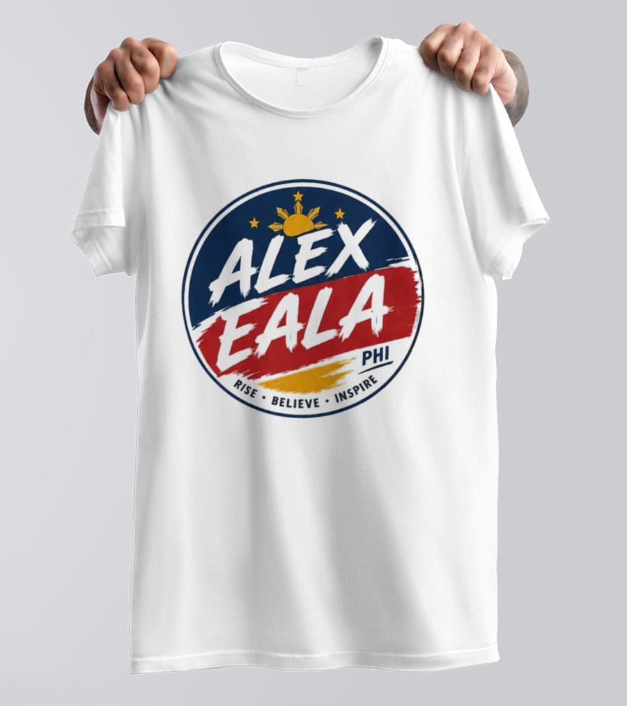 Alex Eala Rise Believe Inspire PHI Sun And Stars T-Shirt