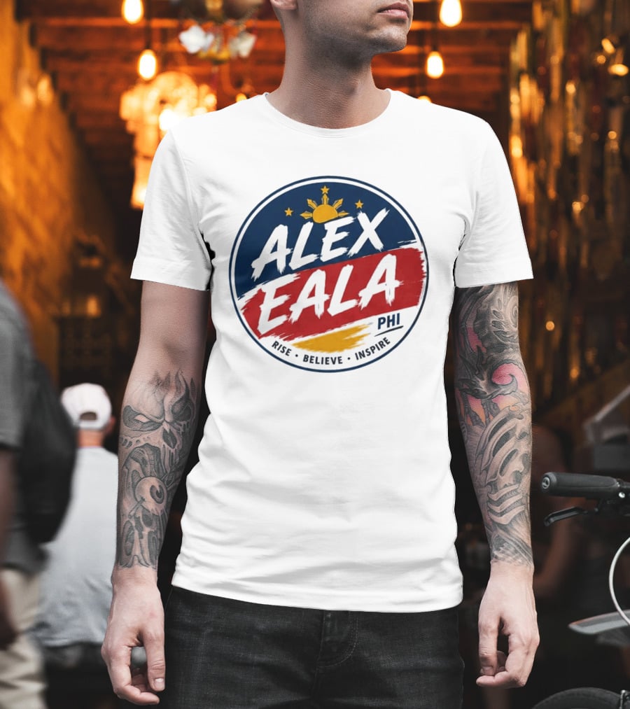 Alex Eala Rise Believe Inspire PHI Sun And Stars T-Shirt
