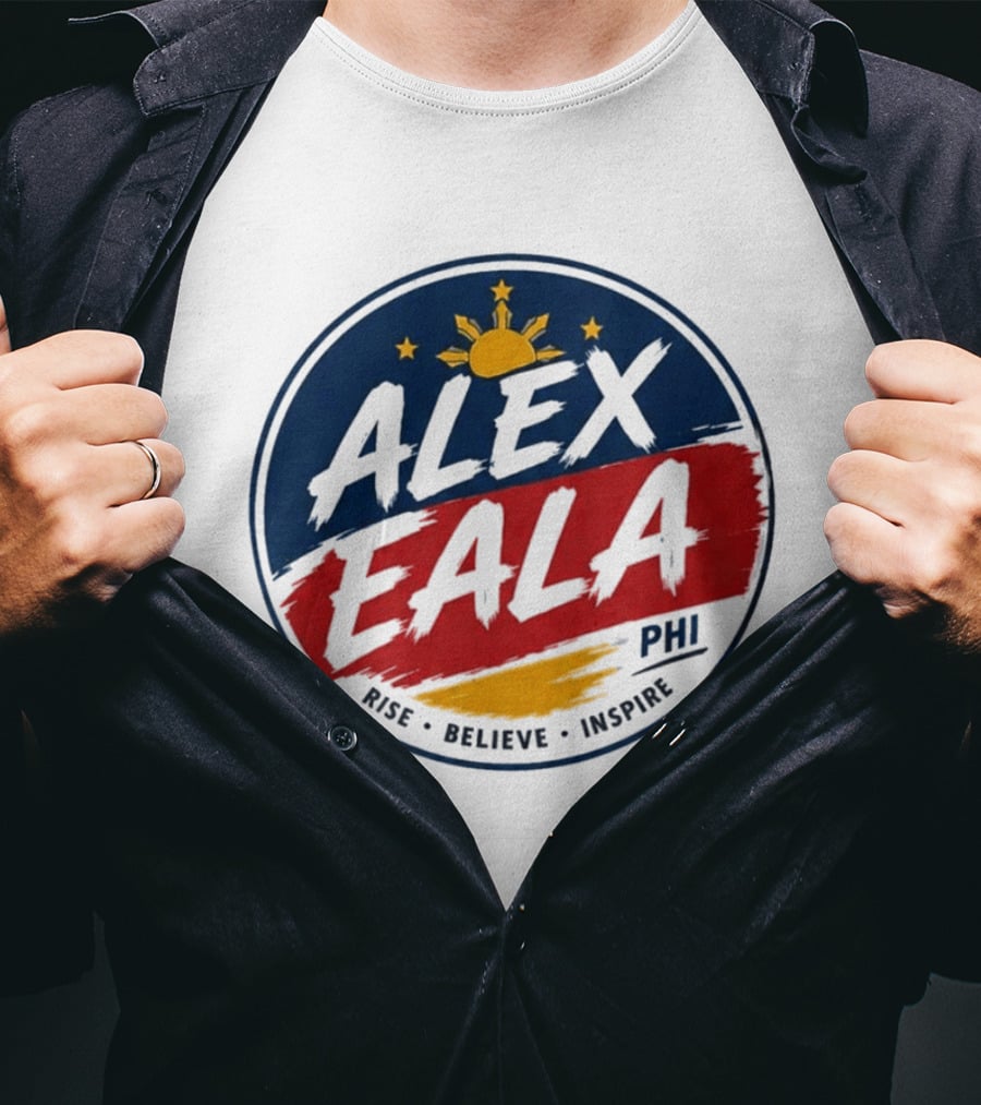 Alex Eala Rise Believe Inspire PHI Sun And Stars T-Shirt
