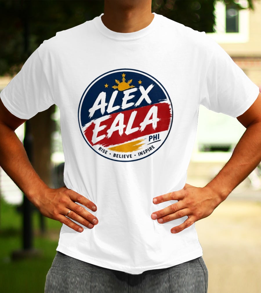 Alex Eala Rise Believe Inspire PHI Sun And Stars T-Shirt