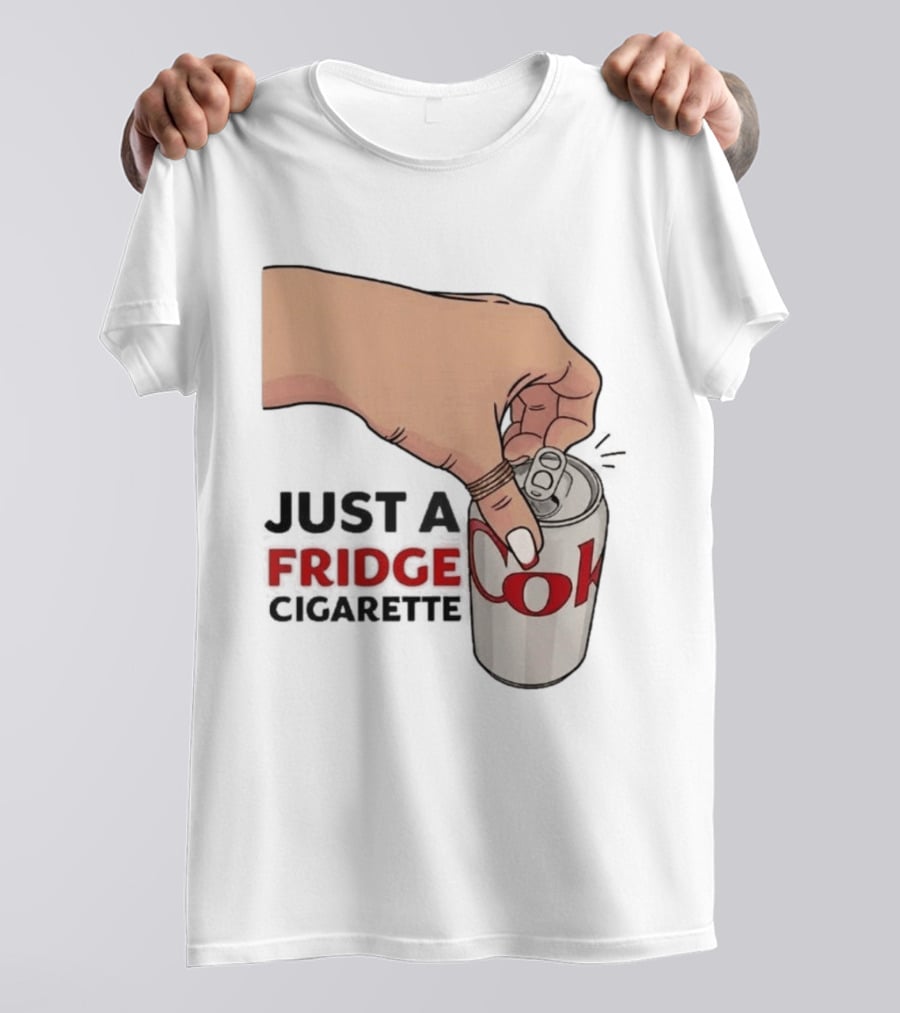 Just A Fridge Cigarette Coke Pop Art Can T-Shirt