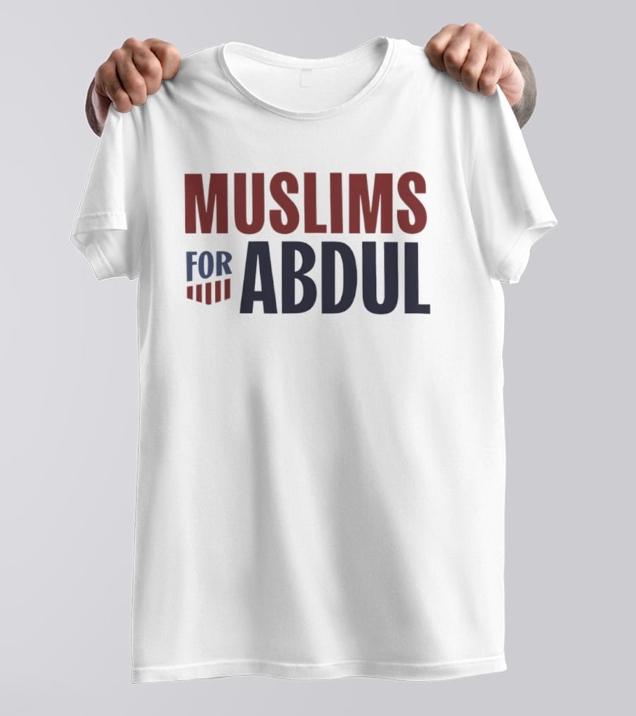 Muslims For Abdul Michigan Governor Progressive Politics T-Shirt