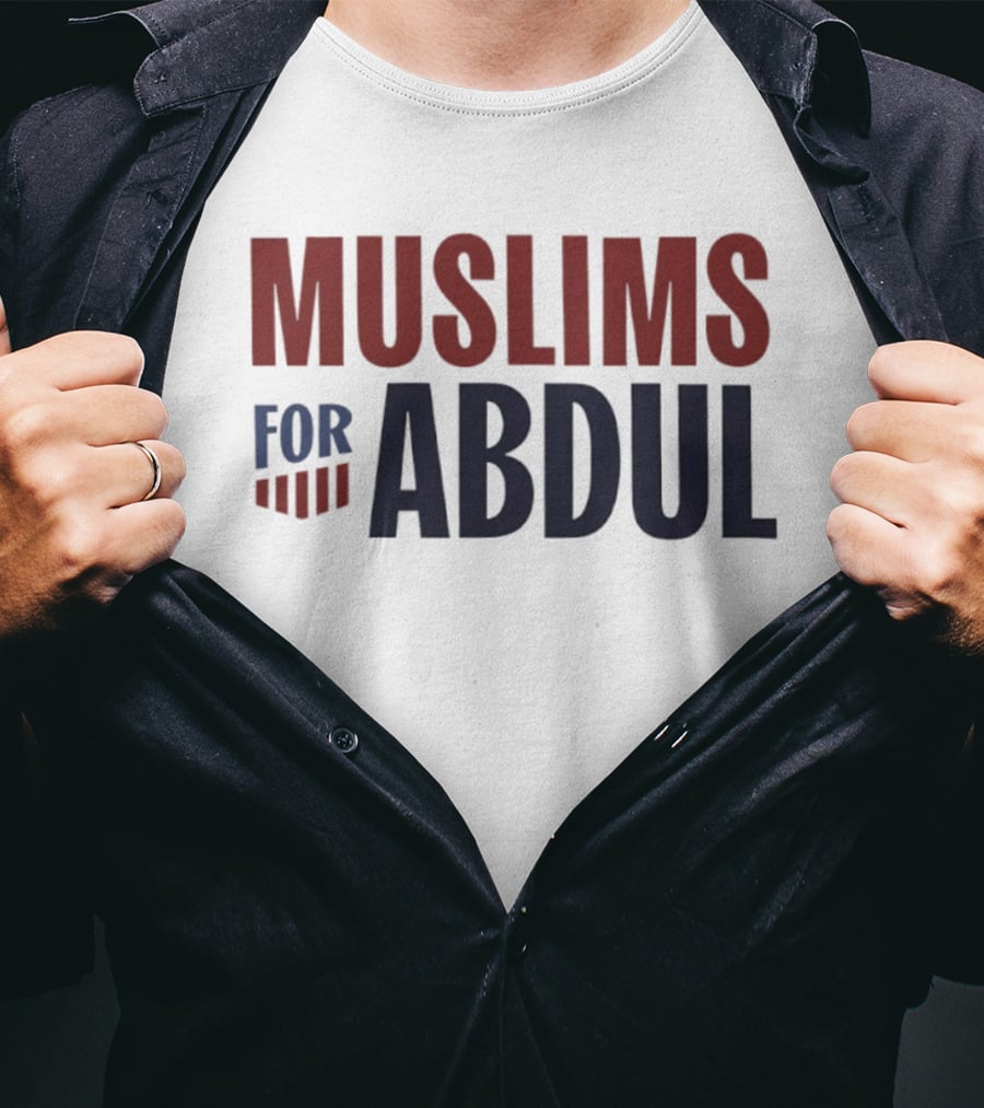 Muslims For Abdul Michigan Governor Progressive Politics T-Shirt