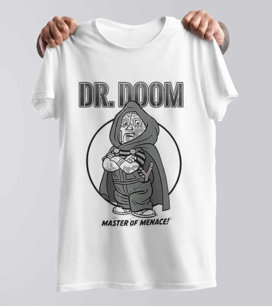 Dr Doom Master Of Menace Villain T-Shirt