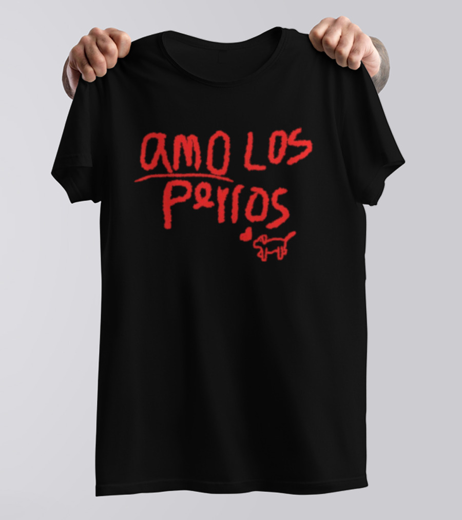 Amo Los Perros Pet Owner Dog Lover Spanish T-Shirt