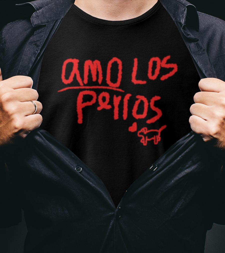 Amo Los Perros Pet Owner Dog Lover Spanish T-Shirt