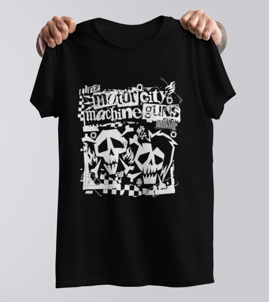 Motor City Machine Guns MCMG Skull T-Shirt